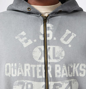 Sudadera con Capucha Personalizada OEM, de Forro Polar, con Spandex/Poliéster, Ecológica, Impermeable, con Cremallera, Bordado, Corte Regular, para Invierno - Product Image 3