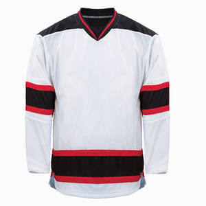 Maillot de hockey sur glace 100% polyester, séchage rapide, respirant, prêt pour le match, entièrement personnalisé - Product Image 2