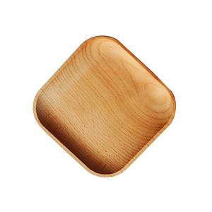 Assiettes et plateaux de service ronds en bois, écologiques, modernes et luxueux, pour les fêtes - Product Image 1