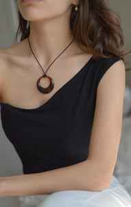 Collier en résine époxy glacée colorée, style ange moderne, modèles personnalisés, haute qualité, léger, durable, tendance - Product Image 3