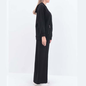 Chándal Extra Grande para Mujer de Alta Calidad, Colección de Invierno, Diseño Liso Personalizado, Material 100% Algodón - Product Image 4