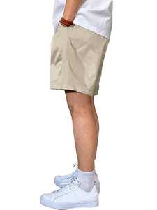 Logo personnalisé imprimé séchage rapide évacuation de l'humidité entraînement couleur unie blanc décontracté respirant Golf polyester shorts d'entraînement pour hommes - Product Image 3