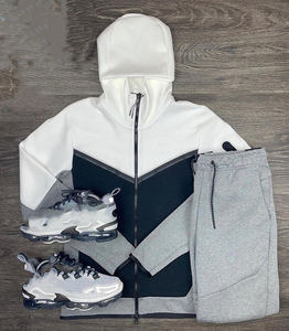 Conjunto Deportivo Personalizado con Logotipo para Hombre, Chaqueta con Capucha y Pantalones Deportivos, Conjunto de 2 Piezas - Product Image 6