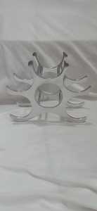 Fabricante de Botelleros Metálicos, Diseño de Lujo, Botellero Metálico para 6 Botellas de Vino - Product Image 2