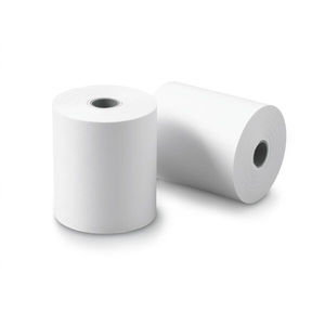Rollo de Papel Térmico Blanco para Caja Registradora, Papel de Recibo de Doble Capa, Papel de Impresión POS - Product Image 1