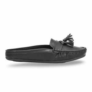 Mocassin noir pour femmes - Product Image 4
