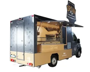 Custom USA Fast Food Truck Mobile Kiosk for Pizza Ice Cre am Coffee Taco Concession Trailer - Product Image 2