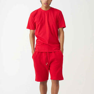 2025เซ็ต2ชิ้นสำหรับผู้ชายทรงสั้นแบบลำลองสั่งตัดแบบใหม่ฤดูร้อนเซ็ตกางเกงขาสั้นทำจากผ้าฝ้าย - Product Image 5