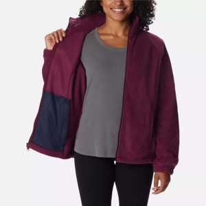 Vestes zippées en polaire personnalisées avec impression intégrale, manteau ample pour femmes, style streetwear, veste pour femmes avec poches - Product Image 4