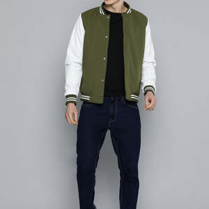 Premium Quality Varsity Jacket for Men's Quick Dry Breathable Men Winter Wear Wholesale <b>Clothing</b> - Product Image 4