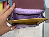 Grosir penjualan terlaris tas tangan kulit daur ulang dompet Multi warna wanita bergaya Barat Multi guna tas selempang bahu