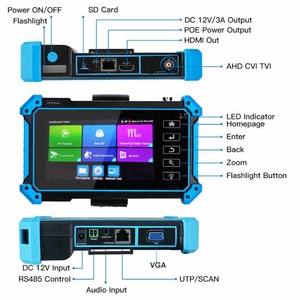 IPC-5200 плюс CCTV тестер 4K IP CVBS CVI TVI аналоговая камера высокого разрешения SDI 5-в-1 Android системы CCTV камера тестер кабеля Tracer POE - Product Image 3
