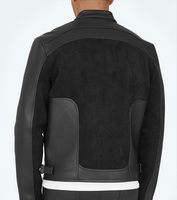 Veste de moto en cuir pour moto, vêtements imperméables en cuir pour hommes, vestes en cuir pour moto de course, vente en gros