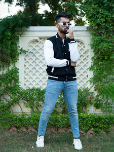 Autumn Versity College Letterman <b>Jackets</b> Fashion Custom Logo <b>Long</b> Sleeve Blank Varsity <b>Jackets</b> Casual Baseball <b>Jacket</b> for <b>Men</b> - Product Image 6