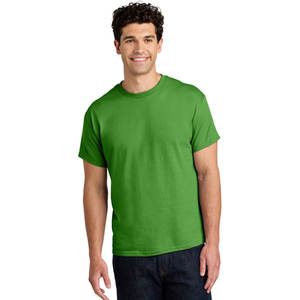 Impression personnalisée col rond T-shirt en coton biologique pour hommes vêtements d'été pur coton anti-sueur infroissable T-shirts pour hommes - Product Image 3