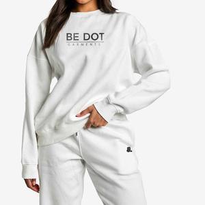 2026 personalizado peso pesado 100% algodón invierno transpirable Color sólido pulóver chándal conjunto Unisex frente Sudadera con capucha Jogger - Product Image 4