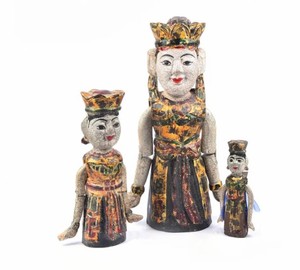 Idées de décoration pour la maison artisanat Style objet cadeau petite qualité Eco taille jacquier bois eau marionnette fée dame - Product Image 1