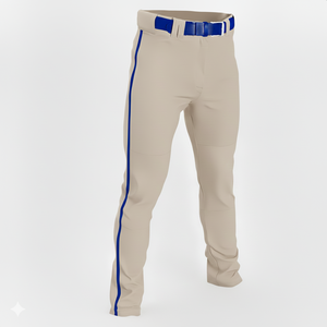 Pantalons de baseball OEM avec ceinture ajustable, poche latérale et service d'impression personnalisée - Product Image 2