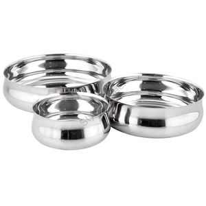 ชุด 3 ชิ้น ชาม Belly D สแตนเลส - Product Image 1