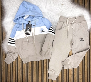 Vintage Washed Coordinated Apparel Crewneck Relaxed Silhouette Elastic Bottom Premium Garment Factory Direct Supply - Product Image 4