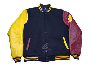 Veste d'hiver abordable pour hommes, style streetwear, avec doublure matelassée, style lettreman, motifs d'appliques brodées, vêtements décontractés - Product Image 3