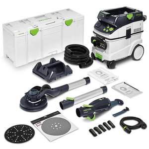 Precio de Fábrica, Lijadora de Techo Festool 576698 PLANEX LHS 2 225-CTM 36-Set + Aspiradora de Calidad - Product Image 2
