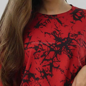 Camiseta de Algodón 100% para Mujer Fit2Fight, Estilo Casual Holgado de Manga Corta con Estampado de Letras Grandes para Verano - Product Image 5