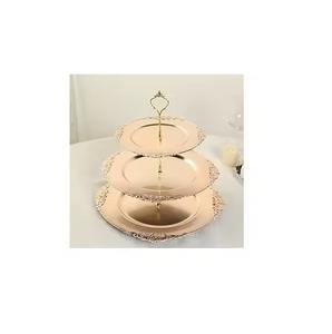 Support à gâteau en métal personnalisable en gros, surface polie élégante qui reflète la lumière magnifiquement, fait à la main, écologique, de haute qualité - Product Image 5