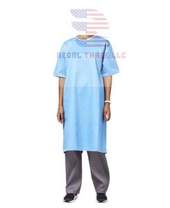 Personalizar Algodón Poliéster Paciente Reutilizable Unisex Hospital Batas Venta al por mayor Hospital Uniforme - Product Image 5