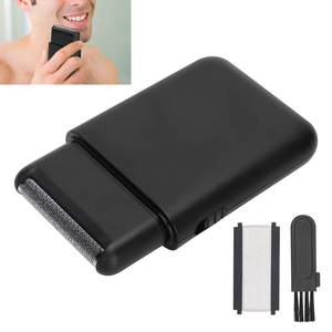Rasoir électrique noir pour hommes, rechargeable par USB, rasoir à grille portable, tondeuse à barbe à double lame, lavable IPX7, de qualité allemande, pour le visage et les voyages en camping-car - Product Image 2