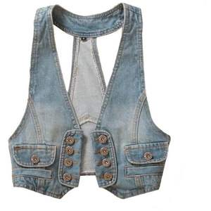 Gilet en jean pour hommes et femmes modernes décontracté Vintage élégant Denim gilet garde-robe essentiel en détresse sans effort Cool Style - Product Image 5