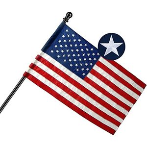 Drapeau américain USA TOP FLAGSINC 3x5 pieds avec housse, drapeau américain pour extérieur, fabriqué aux États-Unis, étoiles brodées, drapeaux en nylon durables cousus - Product Image 5