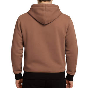 Offerta speciale di Capodanno: Felpa <span class=keywords><strong>con</strong></span> <span class=keywords><strong>cappuccio</strong></span> e zip integrale in pile 100% cotone, tinta unita, di alta qualità, casual, da <span class=keywords><strong>uomo</strong></span>. - Product Image 5