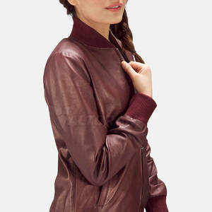 Veste en cuir pour femmes, look propre, tendance, veste en cuir pour femmes, tendance inspirée, veste en cuir pour femmes - Product Image 5