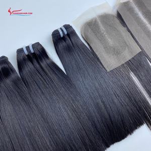 Meilleur produit 100% Extensions de cheveux Remy vietnamiens vierges crus Cheveux de trame droits personnalisés couleur du Vietnam - Product Image 3