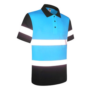 Polo de seguridad para el trabajo de construcción Protección de alta visibilidad para constructores Polo de seguridad industrial Camisa DE TRABAJO HiVis Construcción - Product Image 4