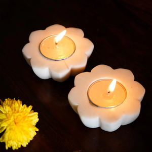 Soporte de luz en T de mármol en forma de flor para decoración del hogar decoraciones de boda restaurantes uso diseños de tendencia - Product Image 1