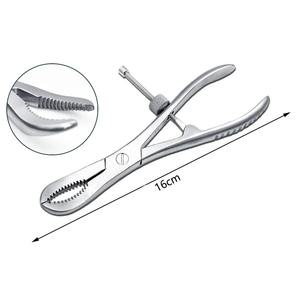 Juego de Instrumentos Quirúrgicos Ortopédicos Veterinarios de Acero Inoxidable, Pinzas de Reducción de Falanges Dentadas, Autoclavables, para Sujeción de Huesos - Product Image 5