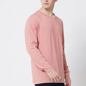 Camisetas de Manga Larga para Hombre de Primera Calidad, Corte Regular, 100% Algodón, Logotipo Personalizado Disponible, Tejido de Lona Transpirable y de Secado Rápido - Product Image 2