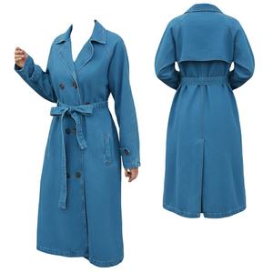 Chaquetas de Mezclilla Lavada con Mezcla de Poliéster y Algodón - Product Image 4