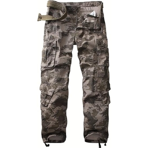 Pantalon de travail fabriqué en usine de qualité professionnelle pour homme 65% coton 35% polyester pantalon à poches multiples imperméable - Product Image 6