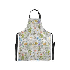Top Quality Wholesale Price Customized Print New Style Cotton Cooking <b>Kitchen</b> <b>Apron</b> with Custom Logo - Product Image 3