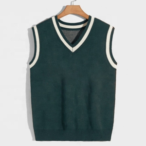 2025 <b>Men's</b> <b>Sweaters</b> Knitted Slim Fit Sleeveless <b>Sweater</b> <b>Vest</b> Casual Warm V-Neck Pullover for Winter High Quality Comfortable - Product Image 4