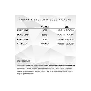 Buse de pulvérisation d'essuie-glace pour Peugeot 106205, 306 Citroën Saxo Fabriqué en Turquie - Product Image 6