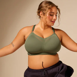 สปอร์ตบราไซส์ใหญ่พิเศษ XXXL พร้อมสายคล้องไหล่ข้างเดียวระบายอากาศได้ดี - Product Image 6