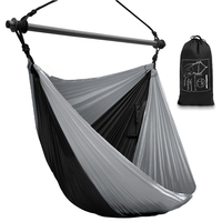 210T Nylon Fallschirm-Hängeseil Hängesessel Zusammenklappbarer Baum-Garten Freizeit-Entspannungs-Terrassen-Schaukel-Hängesessel