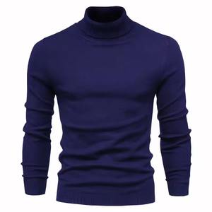 Pull à col roulé pour homme en laine 100% de haute qualité, doux, respirant, tricot personnalisé, pull à col roulé pour la saison d'automne, pull en coton - Product Image 4