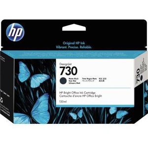 Cartucho de Tinta HP 730 Negro Mate de 130 ml, Accesorio Original - Product Image 1