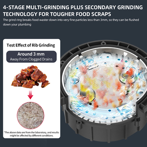Máquina trituradora <span class=keywords><strong>de</strong></span> residuos <span class=keywords><strong>de</strong></span> alimentos <span class=keywords><strong>de</strong></span> cocina <span class=keywords><strong>de</strong></span> acero inoxidable <span class=keywords><strong>de</strong></span> 3/4HP, fregadero eléctrico doméstico, dispositivo triturador <span class=keywords><strong>de</strong></span> <span class=keywords><strong>basura</strong></span> para Marina/industria - Product Image 5