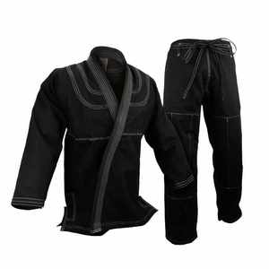 Uniforme de karaté en polyester/coton imprimé avec logo personnalisé pour hommes, dernier design, vêtements de boxe et d'arts martiaux, prix de gros - Product Image 4